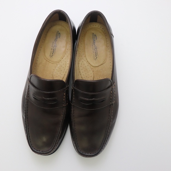 Santoni Brown Loafer - Picture 2 of 5